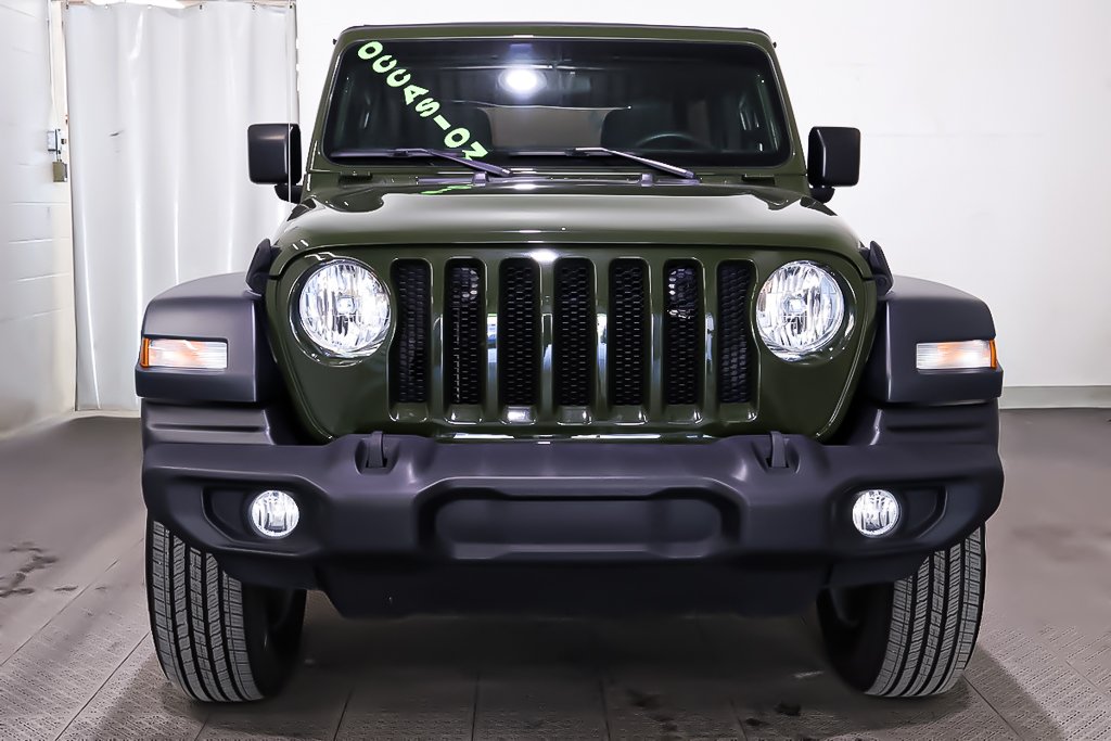 Jeep Wrangler 4 PORTES SPORT S + 4X4 + CARPLAY 2023 à Terrebonne, Québec - 2 - w1024h768px