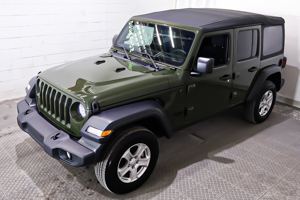 Jeep Wrangler 4 PORTES SPORT S + 4X4 + CARPLAY 2023 à Terrebonne, Québec - 3 - w1024h768px