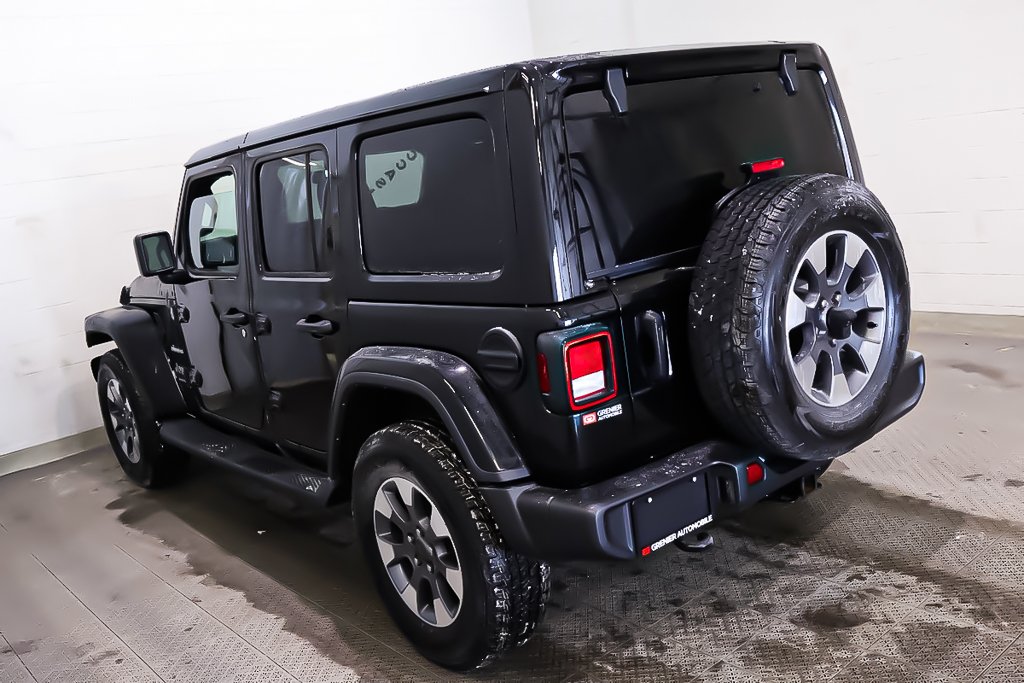 Jeep Wrangler 4P SAHARA + 4X4 + TOIT RIGIDE + CUIR 2023 à Terrebonne, Québec - 5 - w1024h768px