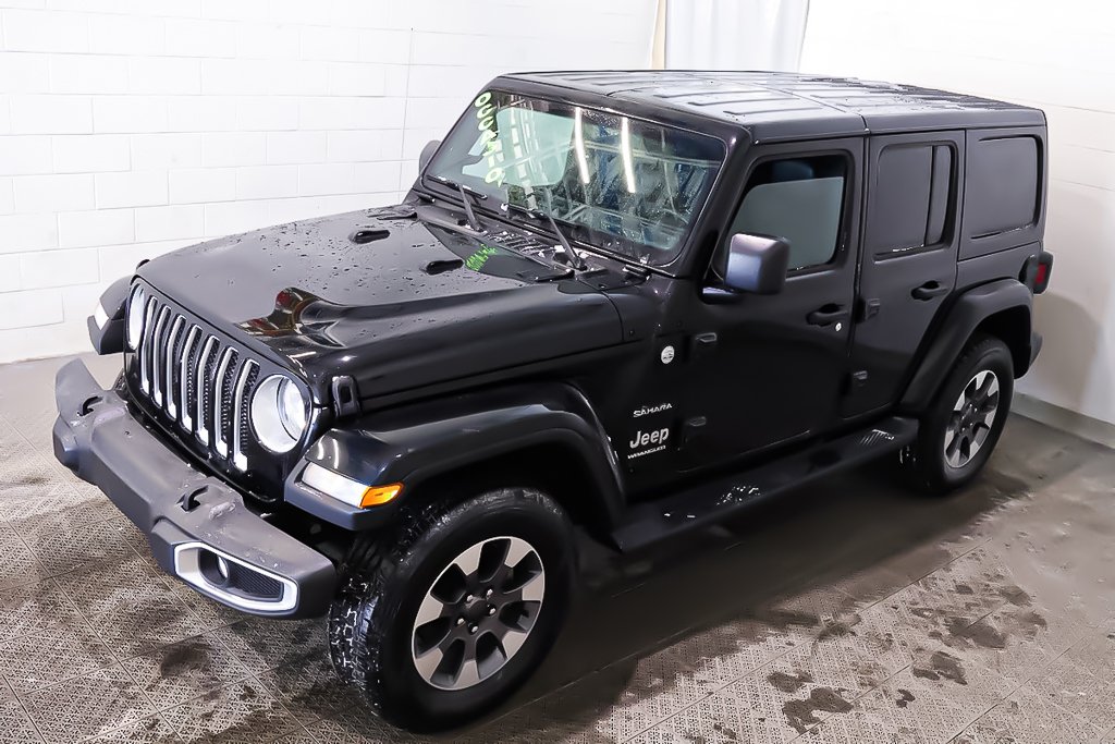Jeep Wrangler 4P SAHARA + 4X4 + TOIT RIGIDE + CUIR 2023 à Terrebonne, Québec - 3 - w1024h768px