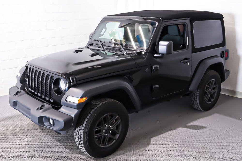 2024 Jeep Wrangler SPORT S +TOIT SOUPLE  + CLIMATISATION + 4X4 in Terrebonne, Quebec - 3 - w1024h768px