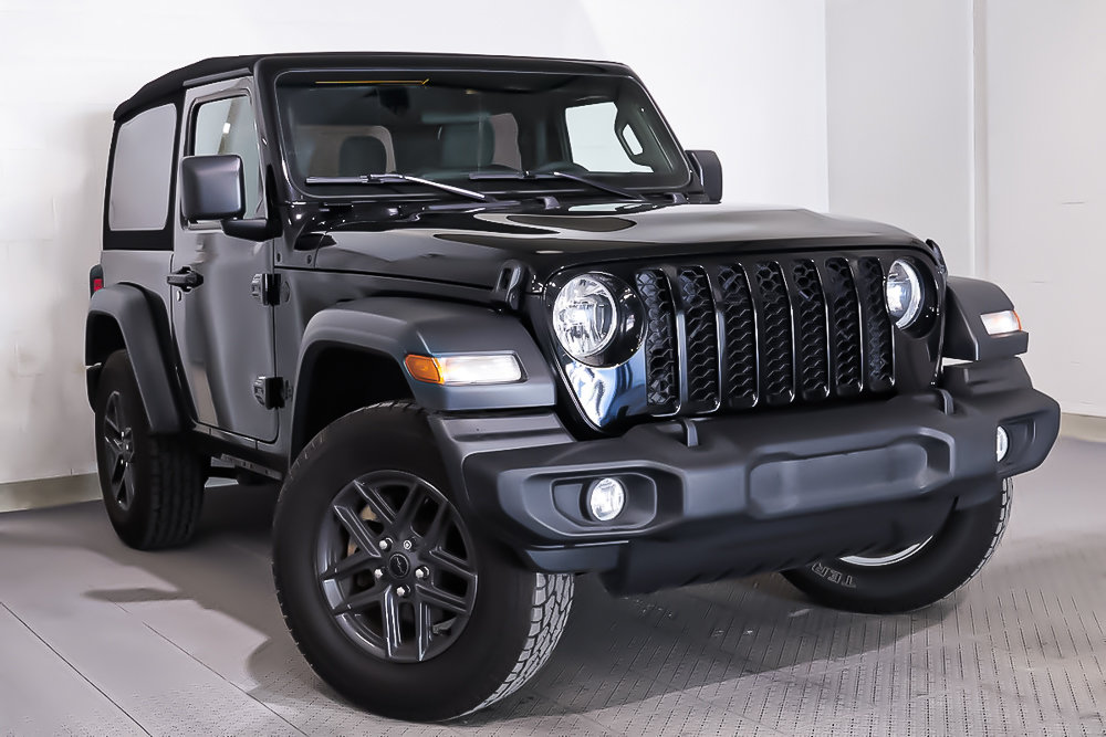 2024 Jeep Wrangler SPORT S +TOIT SOUPLE  + CLIMATISATION + 4X4 in Terrebonne, Quebec - 1 - w1024h768px