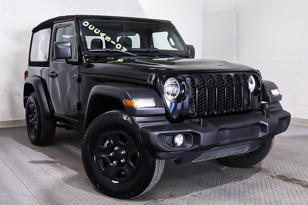 Jeep Wrangler 2 PORTES + SPORT + CLIMATISATION + APPLE CARPLAY 2024 à Terrebonne, Québec - 1 - w1024h768px