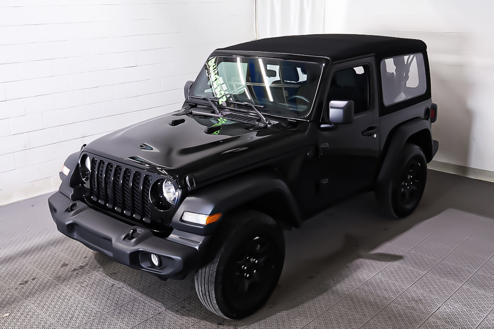 Jeep Wrangler 2 PORTES + SPORT + CLIMATISATION + APPLE CARPLAY 2024 à Terrebonne, Québec - 3 - w1024h768px