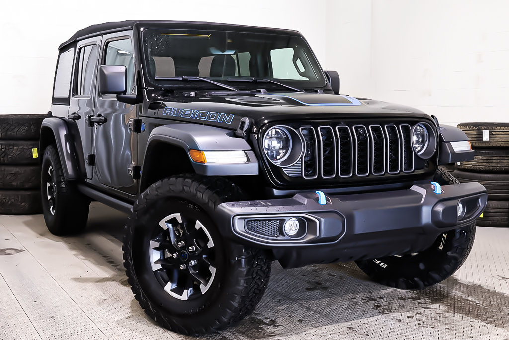 Jeep Wrangler UNLIMITED RUBICON 4XE + HYBRIDE + 4X4 + GPS 2024 à Terrebonne, Québec - 1 - w1024h768px