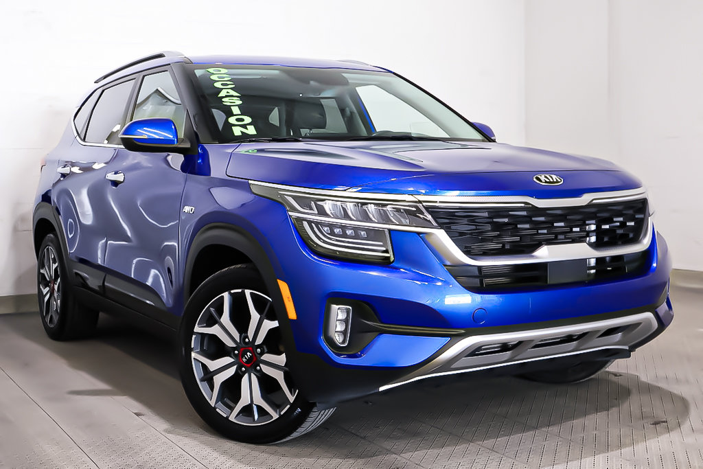 Kia Seltos SX TURBO + AWD + TOIT OUVRANT + CARPLAY 2021 à Terrebonne, Québec - 1 - w1024h768px