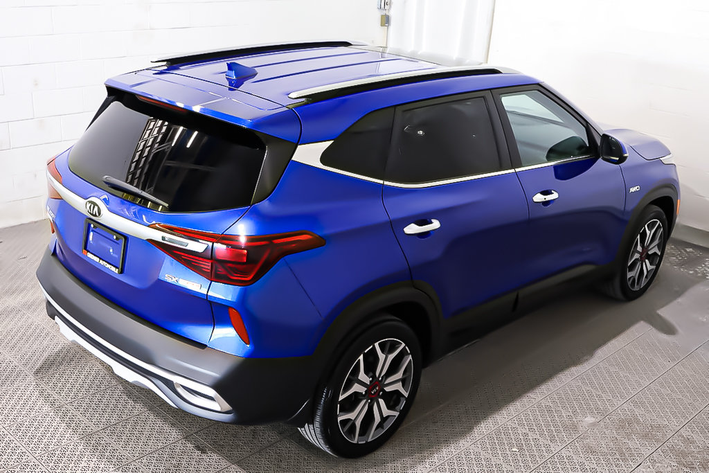Kia Seltos SX TURBO + AWD + TOIT OUVRANT + CARPLAY 2021 à Terrebonne, Québec - 7 - w1024h768px