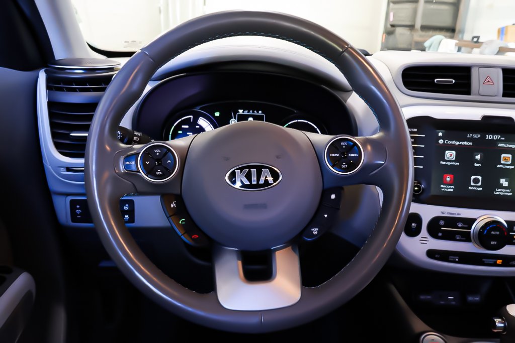 2018 Kia SOUL EV EV LUXURY + BAS KILO + CUIR + NAVIGATION GPS in Terrebonne, Quebec - 11 - w1024h768px