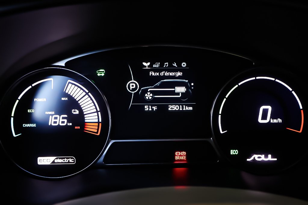 2018 Kia SOUL EV EV LUXURY + BAS KILO + CUIR + NAVIGATION GPS in Terrebonne, Quebec - 14 - w1024h768px