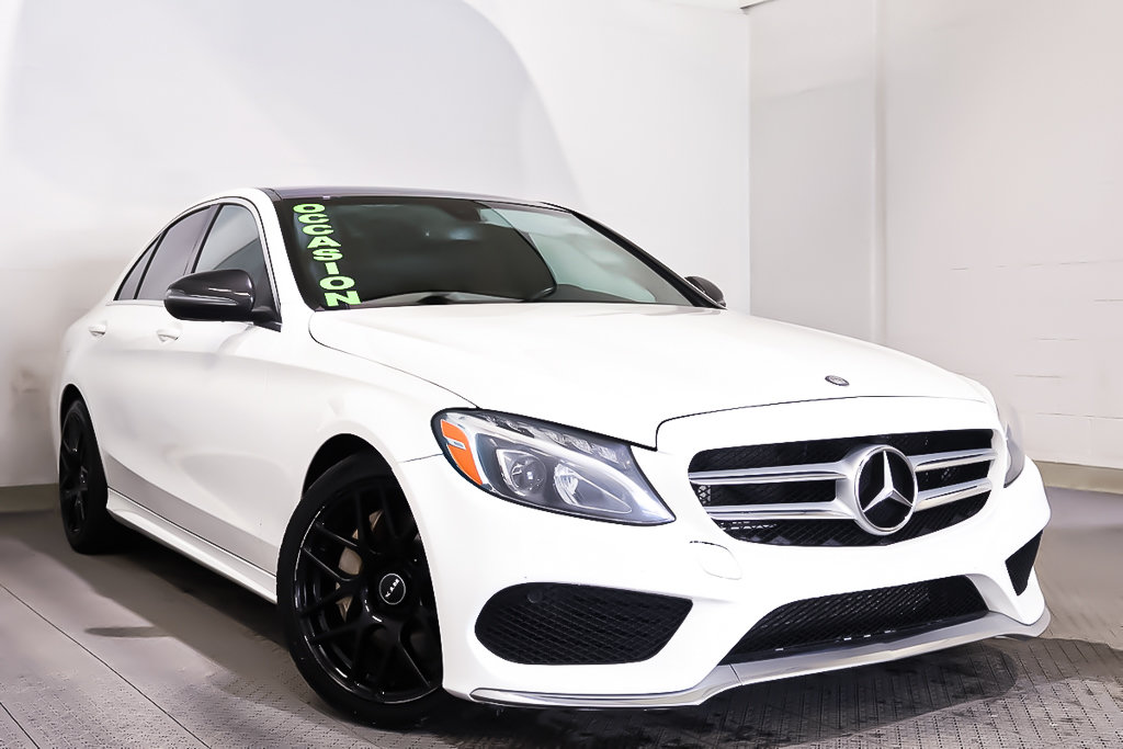 2016 Mercedes C Class C 300 4MATIC + AWD + TOIT OUVRANT + CUIR in Terrebonne, Quebec - 1 - w1024h768px