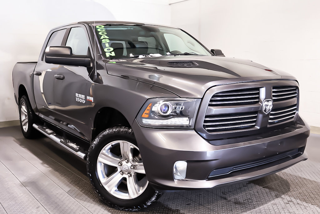 Ram 1500 SPORT + 4X4 + V8 + CREW CAB + ENS REMORQUAGE 2017 à Terrebonne, Québec - 1 - w1024h768px