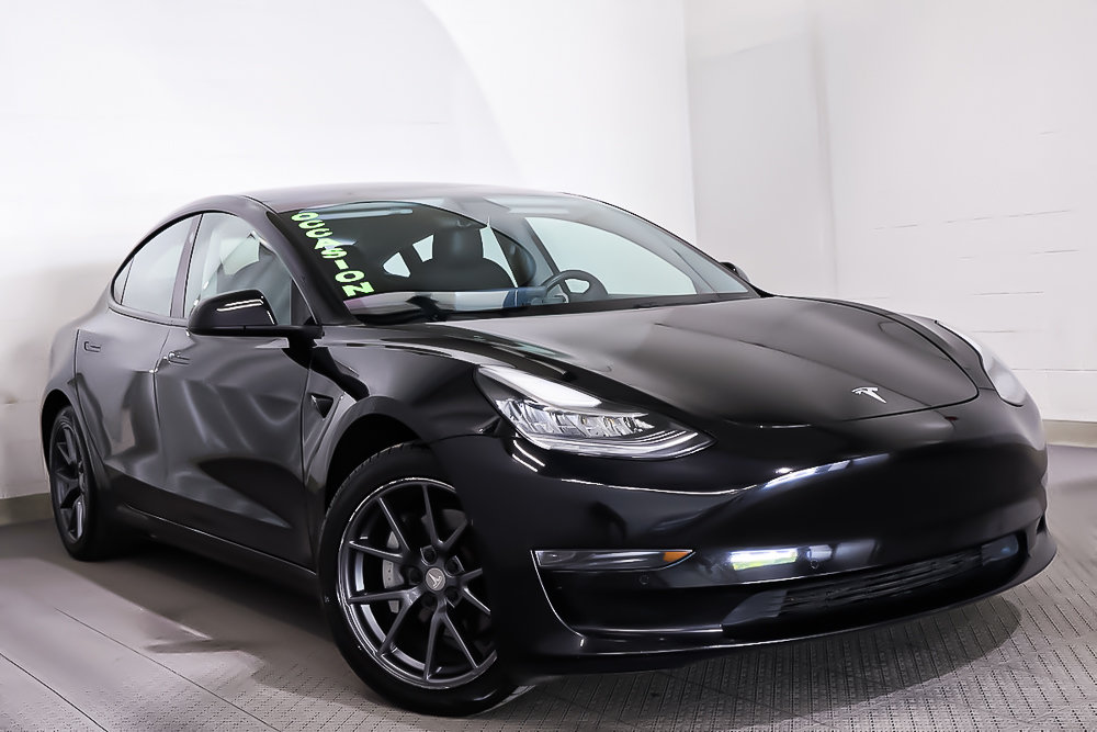 Tesla MODEL 3 ELECTRIQUE + STANDARD RANGE + TOIT PANORAMIQUE 2021 à Terrebonne, Québec - 1 - w1024h768px