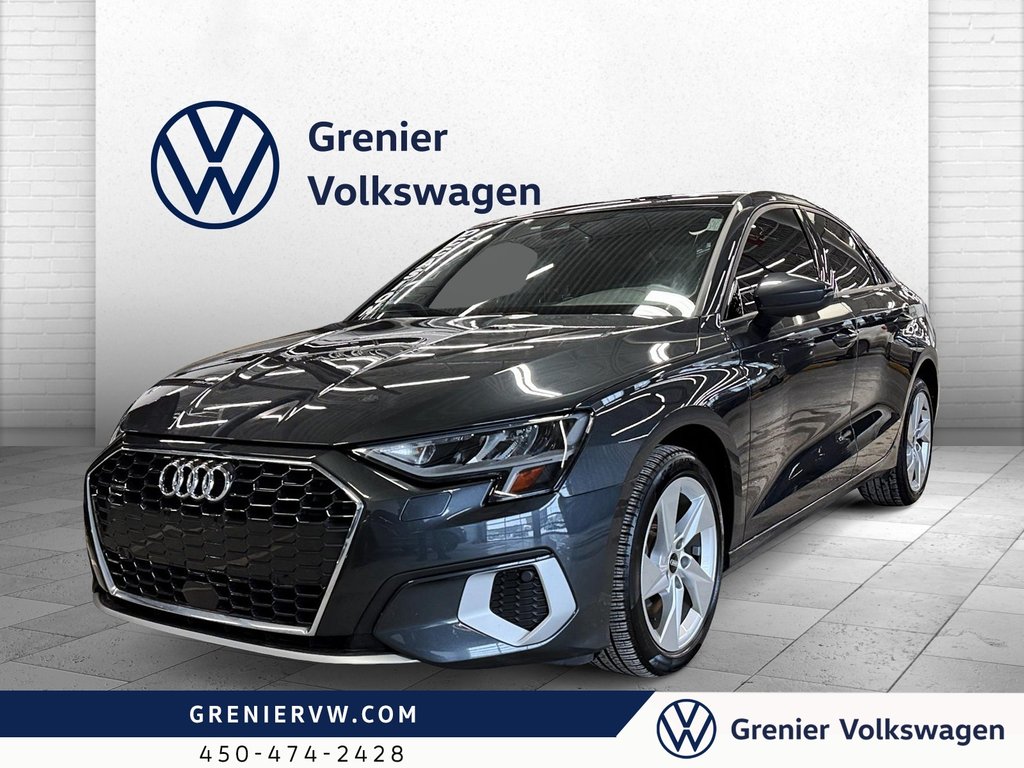 Audi A3 Komfort, Quattro, Cuir, Toit 2022 à Mascouche, Québec - 1 - w1024h768px