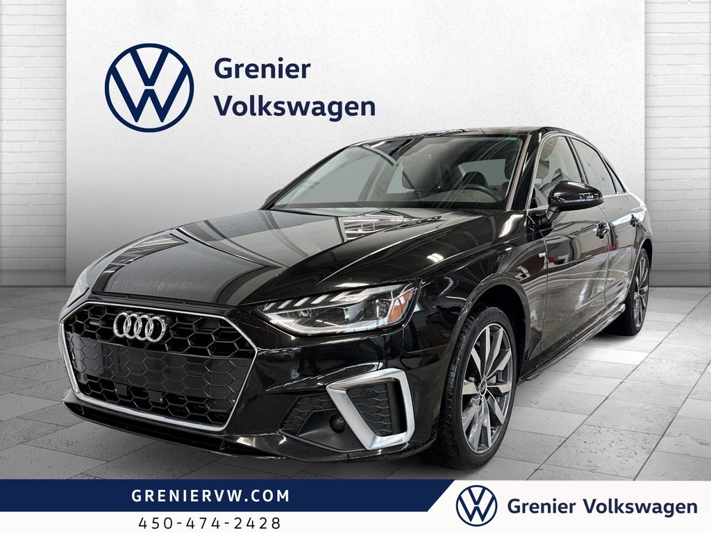 Audi A4 Progressif, Sline, Cuir, Toit, Quattro 2022 à Terrebonne, Québec - 1 - w1024h768px