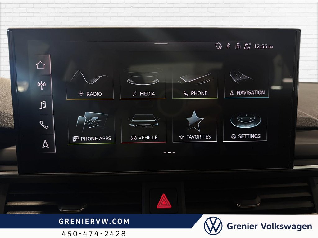 2020 Audi A5 Komfort, Cuir, Toit, Quattro in Terrebonne, Quebec - 12 - w1024h768px