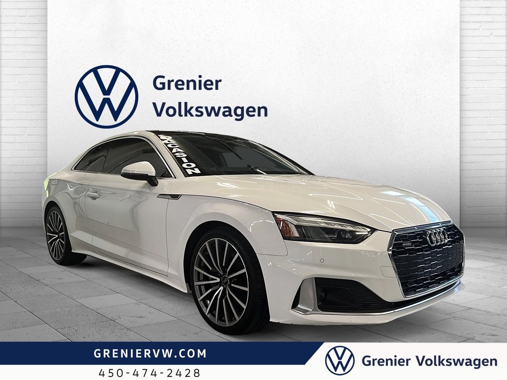 2021 Audi A5 Komfort, Cuir, Toit, Quattro in Terrebonne, Quebec - 9 - w1024h768px