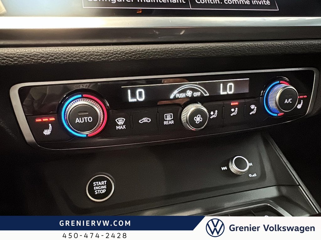 Audi Q3 Progressiv, Cuir, Toit, Carplay 2022 à Terrebonne, Québec - 13 - w1024h768px
