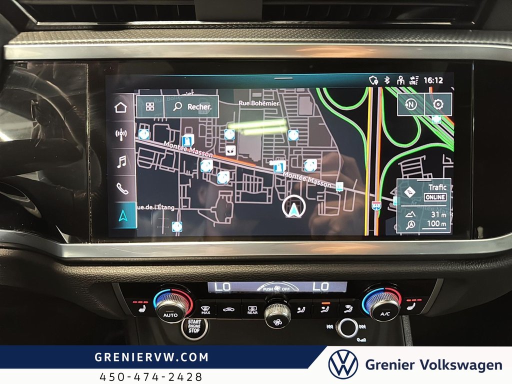 Audi Q3 Progressiv, Cuir, Toit, Carplay 2022 à Terrebonne, Québec - 17 - w1024h768px