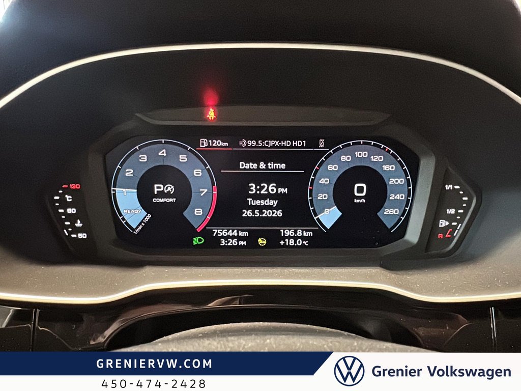 Audi Q3 Komfort, Cuir, Toit, Carplay 2022 à Terrebonne, Québec - 18 - w1024h768px
