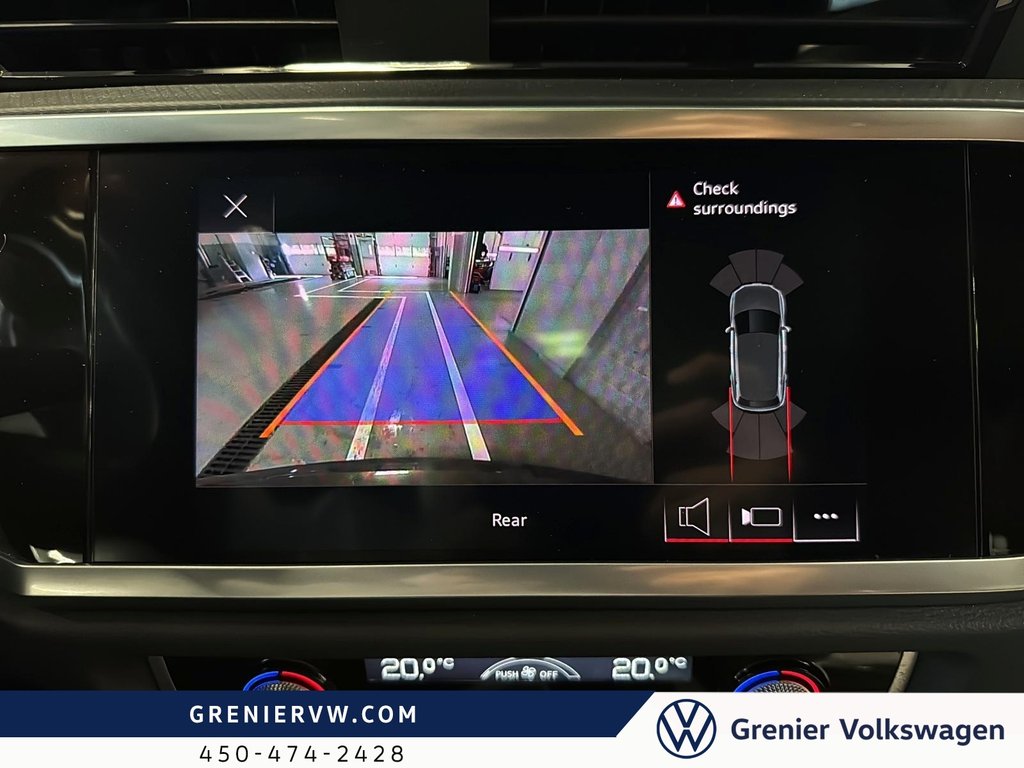 Audi Q3 Komfort, Cuir, Toit, Carplay 2022 à Terrebonne, Québec - 17 - w1024h768px