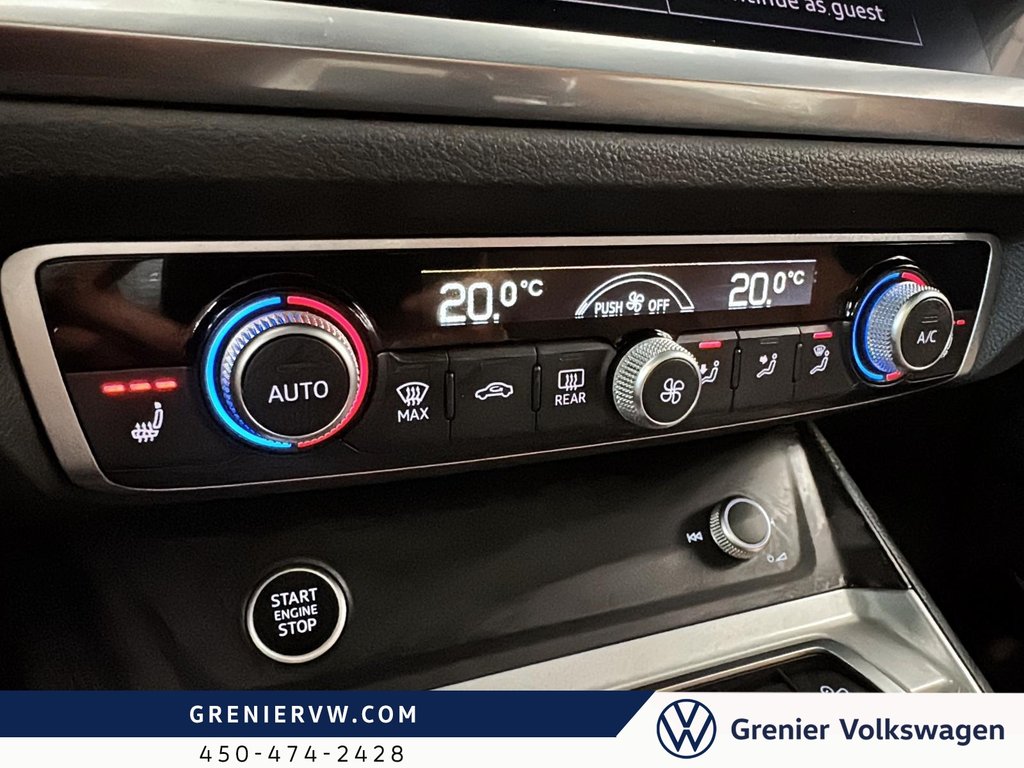 Audi Q3 Komfort, Cuir, Toit, Carplay 2022 à Terrebonne, Québec - 14 - w1024h768px