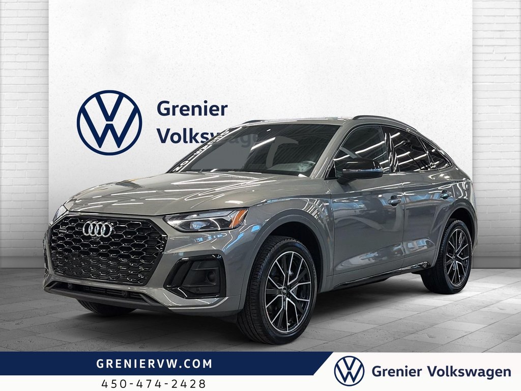 Audi Q5 Sportback Progressiv S line, Black Optic, Cuir, Quattro 2023 à Terrebonne, Québec - 1 - w1024h768px