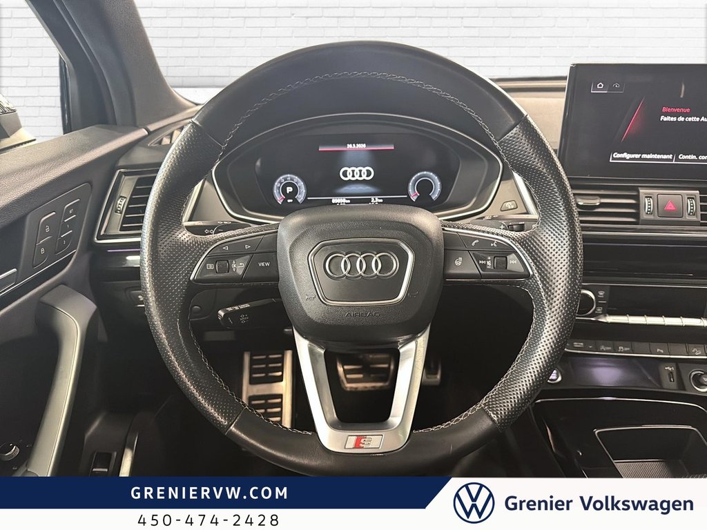 Audi Q5 Progressiv, S-line, Black optic, Cuir, Toit 2022 à Terrebonne, Québec - 9 - w1024h768px