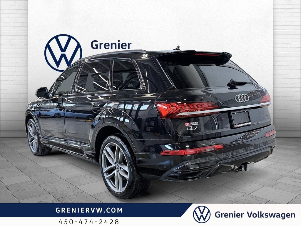 Audi Q7 Progressiv, S-Line, 7 Pass, Cuir, Toit, V6 2021 à Terrebonne, Québec - 4 - w1024h768px