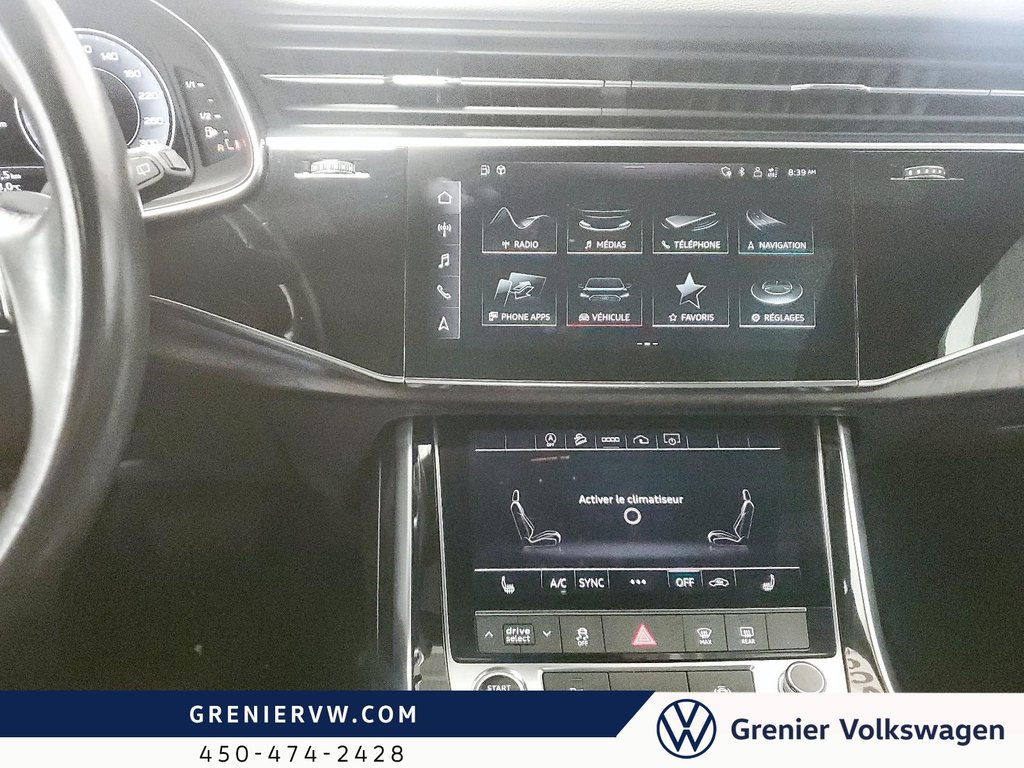 Audi Q7 Komfort, 7 Passager, Cuir, Toit, Carplay 2022 à Terrebonne, Québec - 10 - w1024h768px