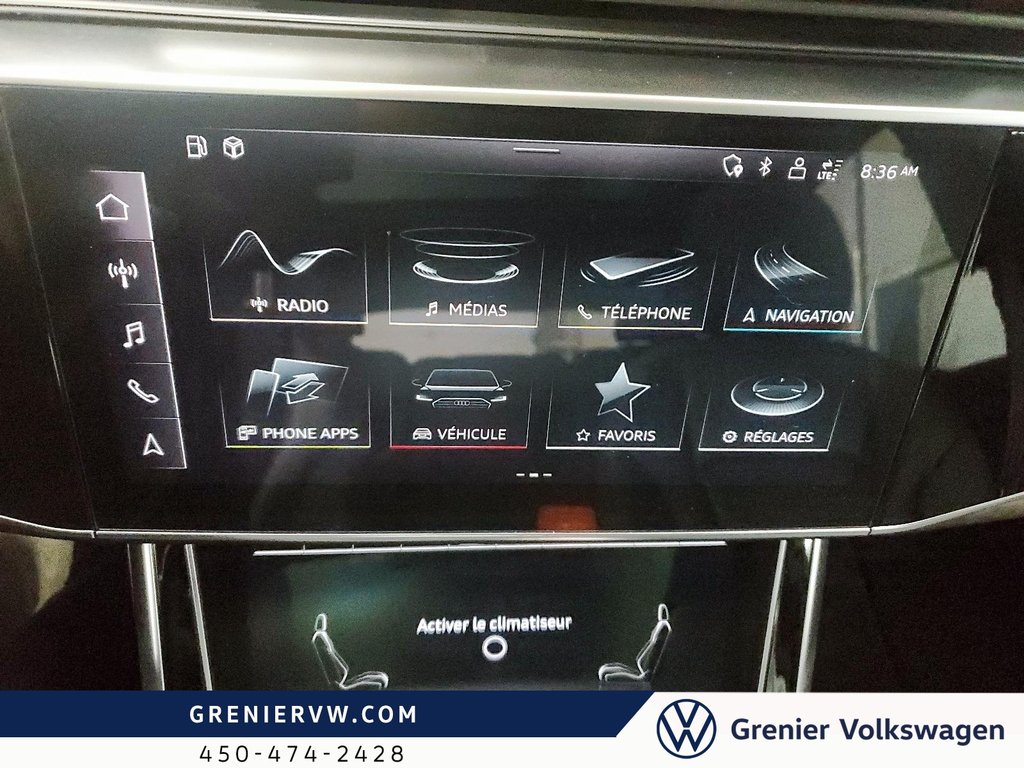 Audi Q7 Komfort, 7 Passager, Cuir, Toit, Carplay 2022 à Terrebonne, Québec - 19 - w1024h768px