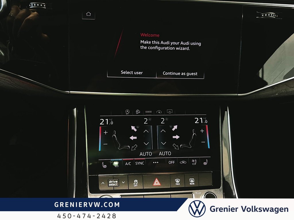 2022 Audi Q8 Progressiv, V6, Cuir, Toit, Jantes 22po in Terrebonne, Quebec - 14 - w1024h768px