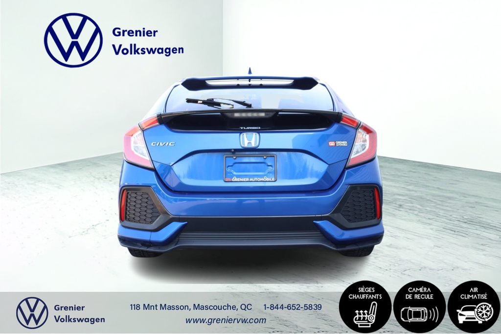 Honda Civic Hatchback LX, Caméra, Bluetooth, Jamais accidenté 2017 à Terrebonne, Québec - 6 - w1024h768px