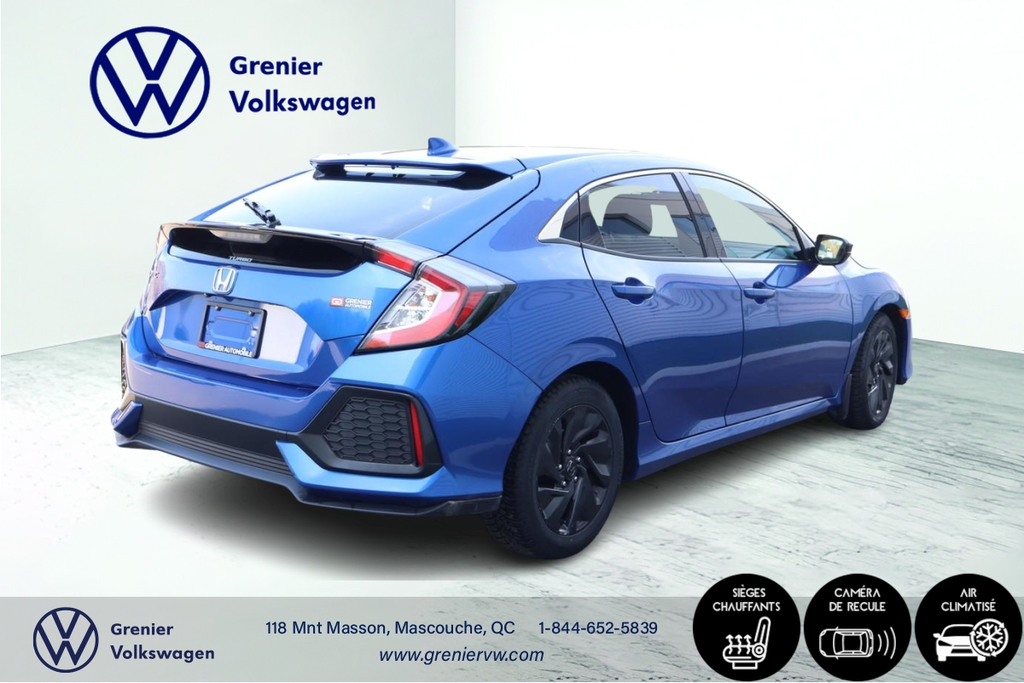 Honda Civic Hatchback LX, Caméra, Bluetooth, Jamais accidenté 2017 à Terrebonne, Québec - 7 - w1024h768px