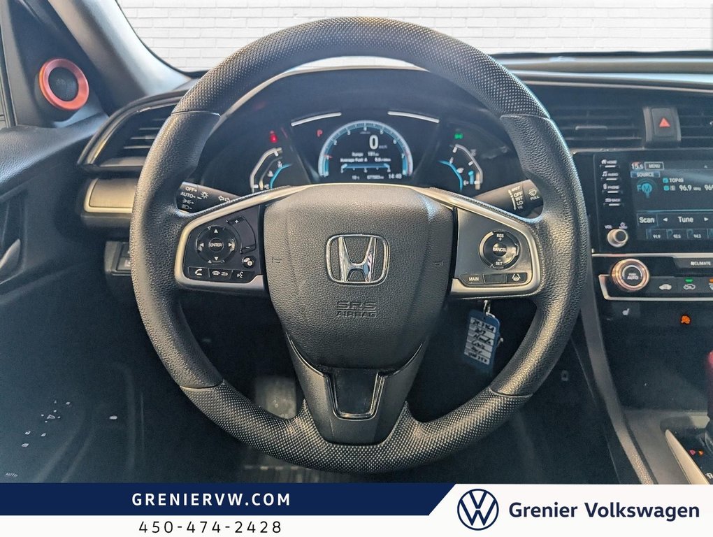 Honda Civic LX, Avertissement sortie de voie, Carplay 2019 à Mascouche, Québec - 13 - w1024h768px