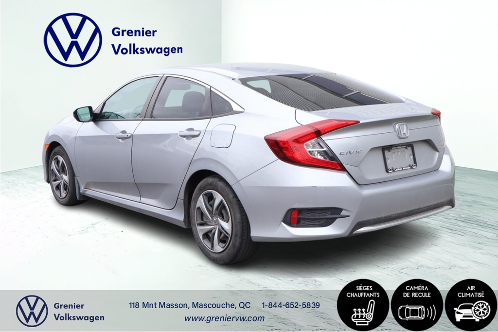 Honda Civic LX, Caméra, Bluetooth, Banc chauffants 2021 à Terrebonne, Québec - 5 - w1024h768px