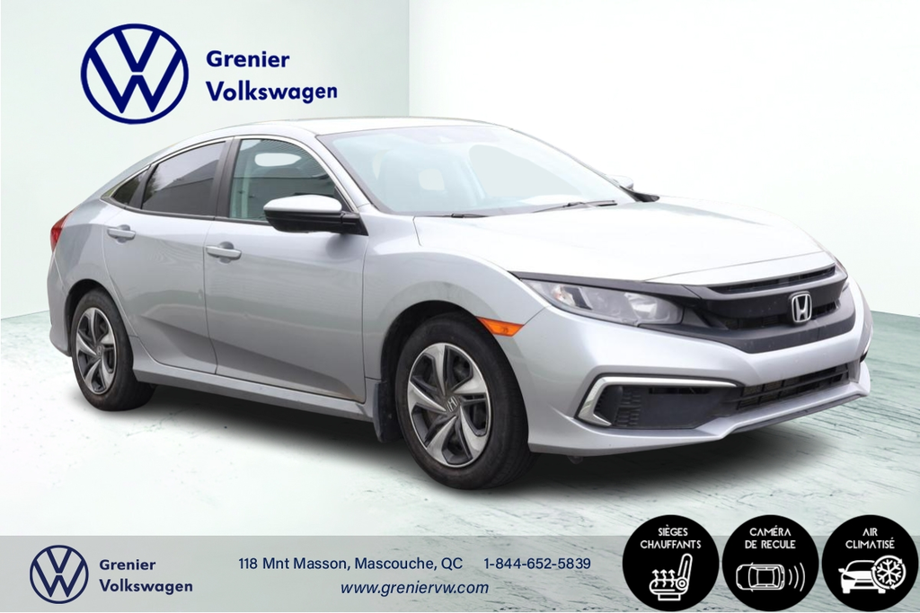 Honda Civic LX, Caméra, Bluetooth, Banc chauffants 2021 à Terrebonne, Québec - 3 - w1024h768px