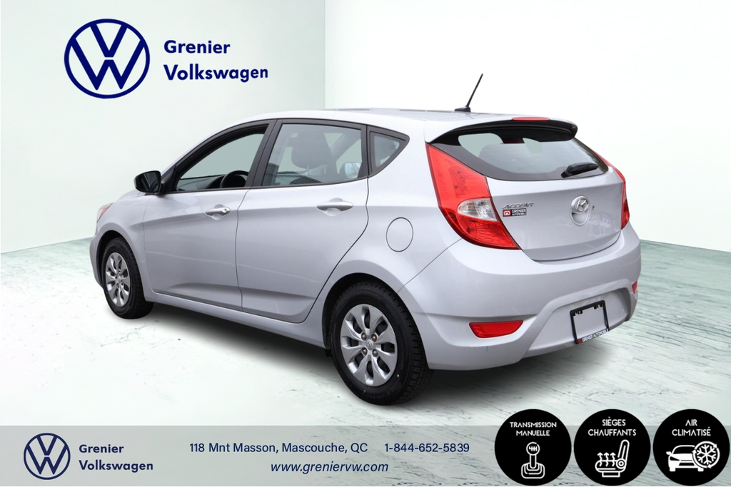 2016 Hyundai Accent GL, Bas kilo, 1 Proprio, Jamais accidenté in Terrebonne, Quebec - 7 - w1024h768px