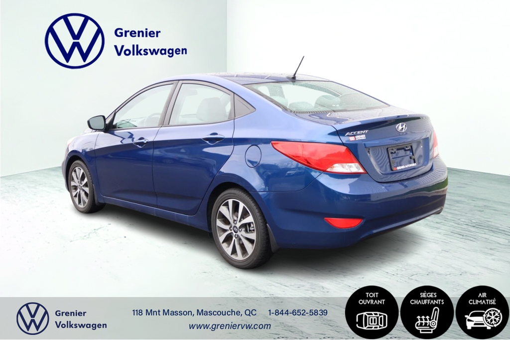 Hyundai Accent SE, Bas Kilo, Toit, Mags 2017 à Mascouche, Québec - 7 - w1024h768px