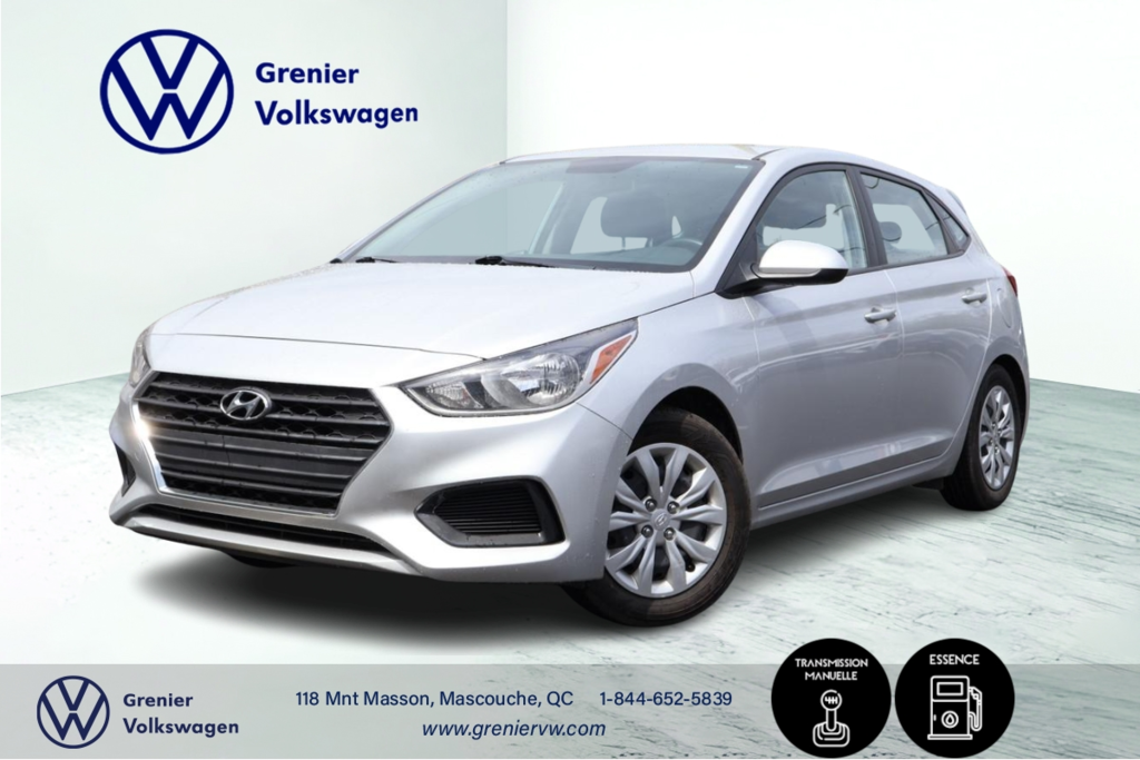 Hyundai Accent Essential, 1 Proprio, Jamais accidenté, Bas kilo 2019 à Terrebonne, Québec - 1 - w1024h768px