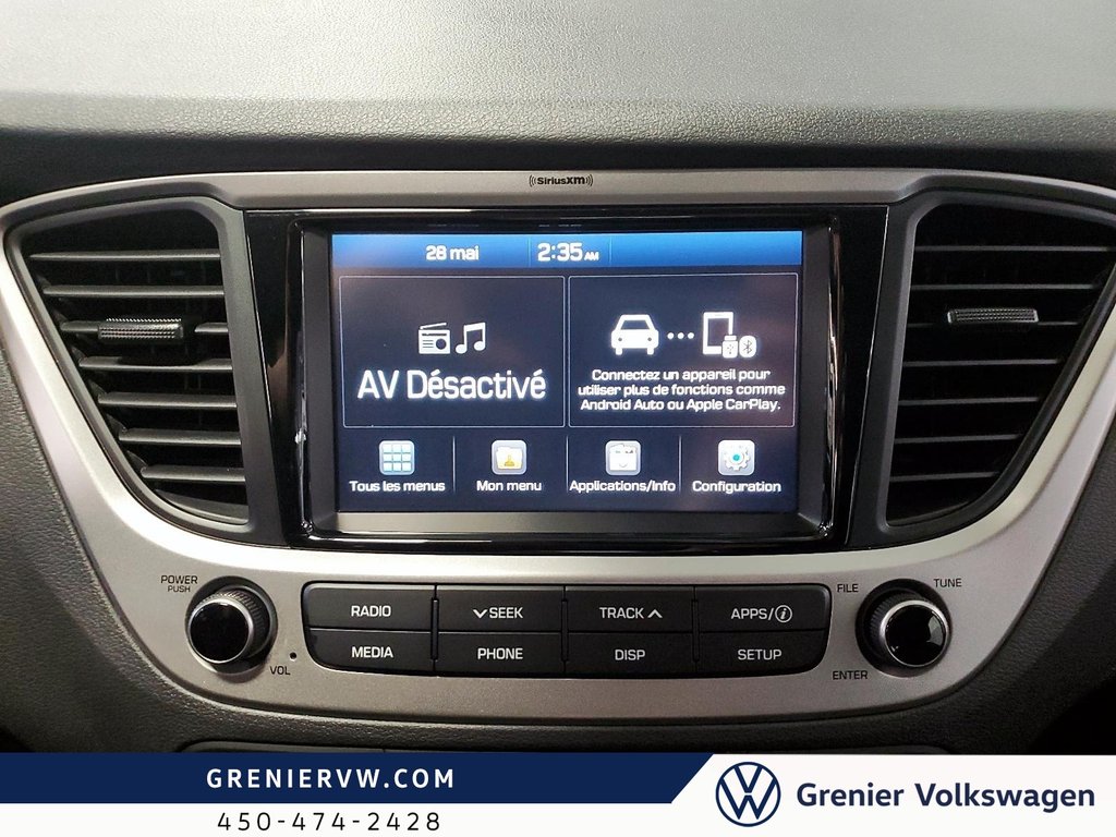 2019 Hyundai Accent Preferred, 5800km, AC, Banc chauffants in Terrebonne, Quebec - 16 - w1024h768px