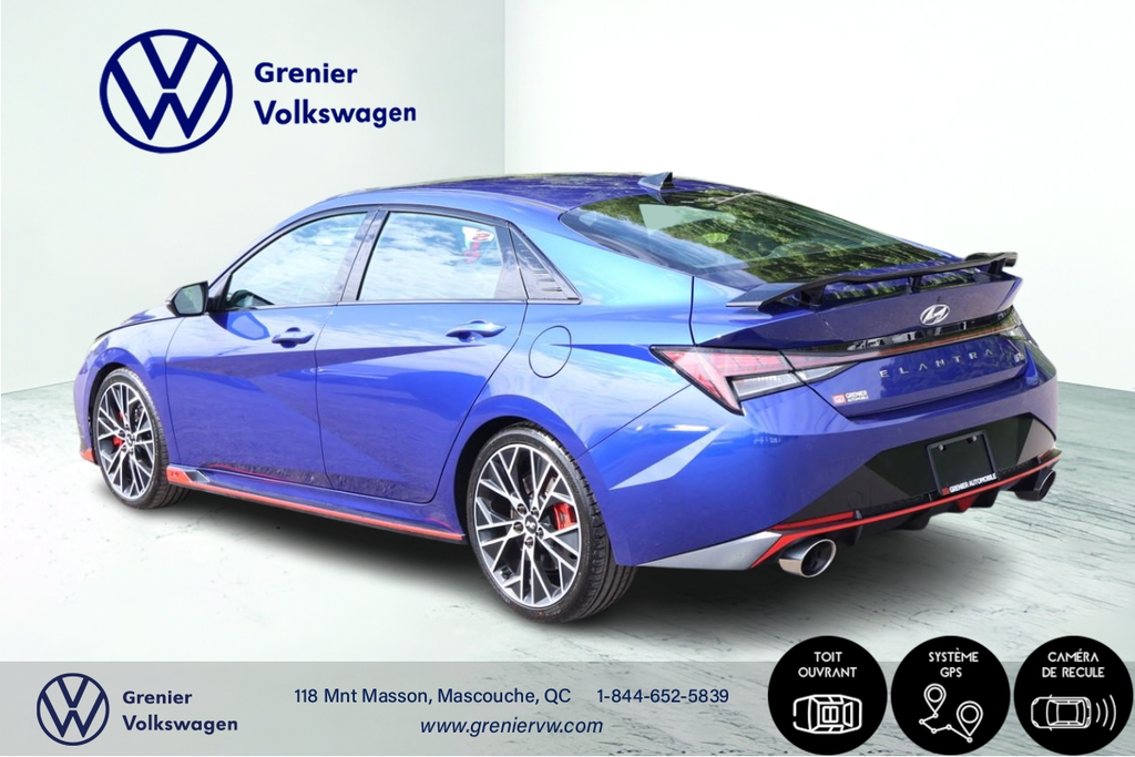 2022 Hyundai Elantra N 276Hp, Toit, Carplay, 1 Proprio in Terrebonne, Quebec - 5 - w1024h768px