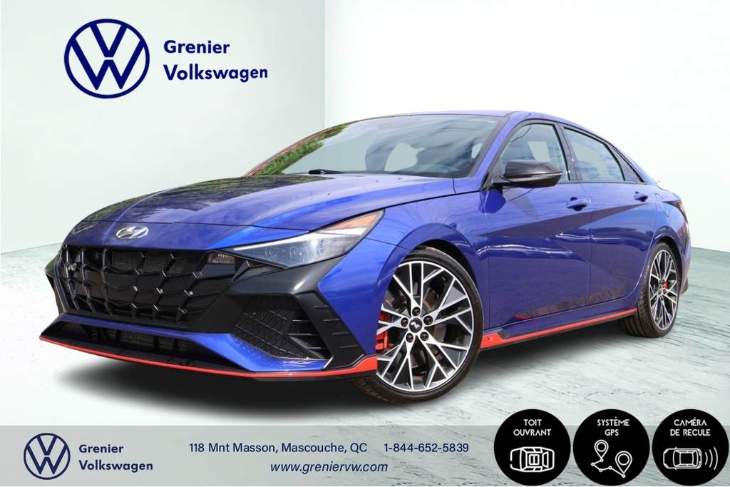 2022 Hyundai Elantra N 276Hp, Toit, Carplay, 1 Proprio in Terrebonne, Quebec - 1 - w1024h768px