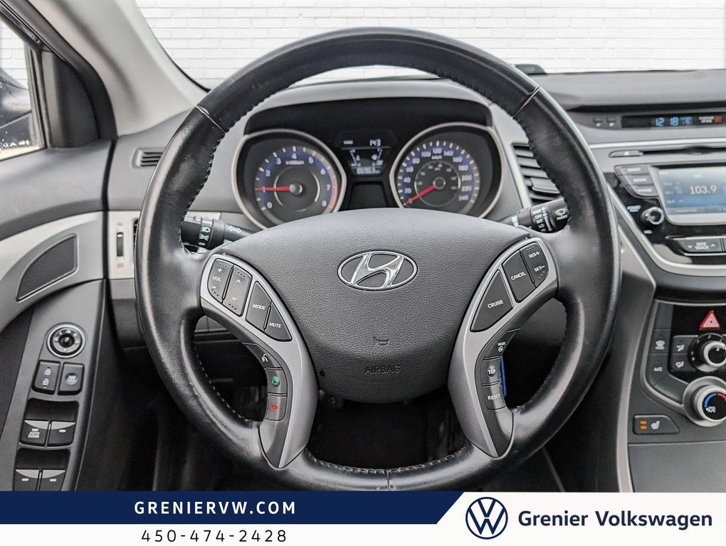 2015 Hyundai Elantra GLS, Toit, Bluetooth, Pneus hiver inclus in Terrebonne, Quebec - 13 - w1024h768px