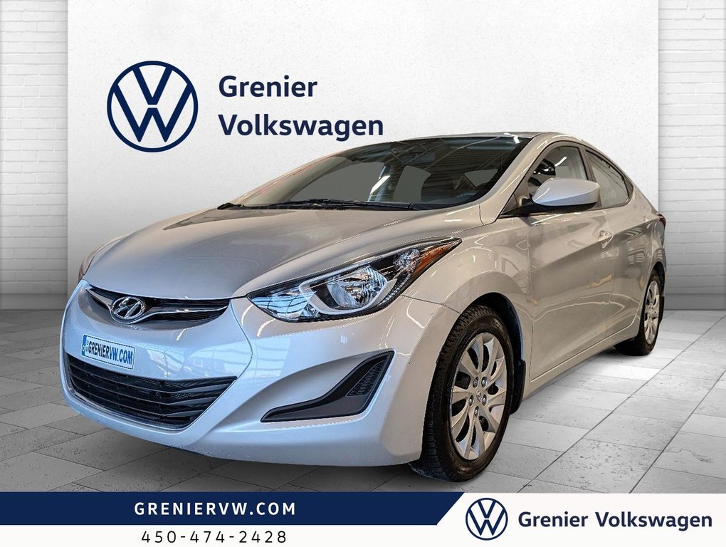 2015 Hyundai Elantra GL, Bas Kilo, Bluetooth, Pneus hiver inclus in Mascouche, Quebec - 1 - w1024h768px