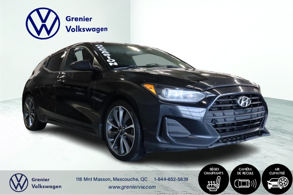 2019 Hyundai Veloster GL, Caméra, Bluetooth, Banc chauffants in Terrebonne, Quebec - 3 - w1024h768px