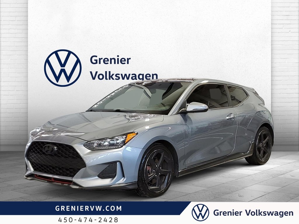 2019 Hyundai Veloster Turbo, Cuir, Toit, Caméra in Terrebonne, Quebec - 1 - w1024h768px