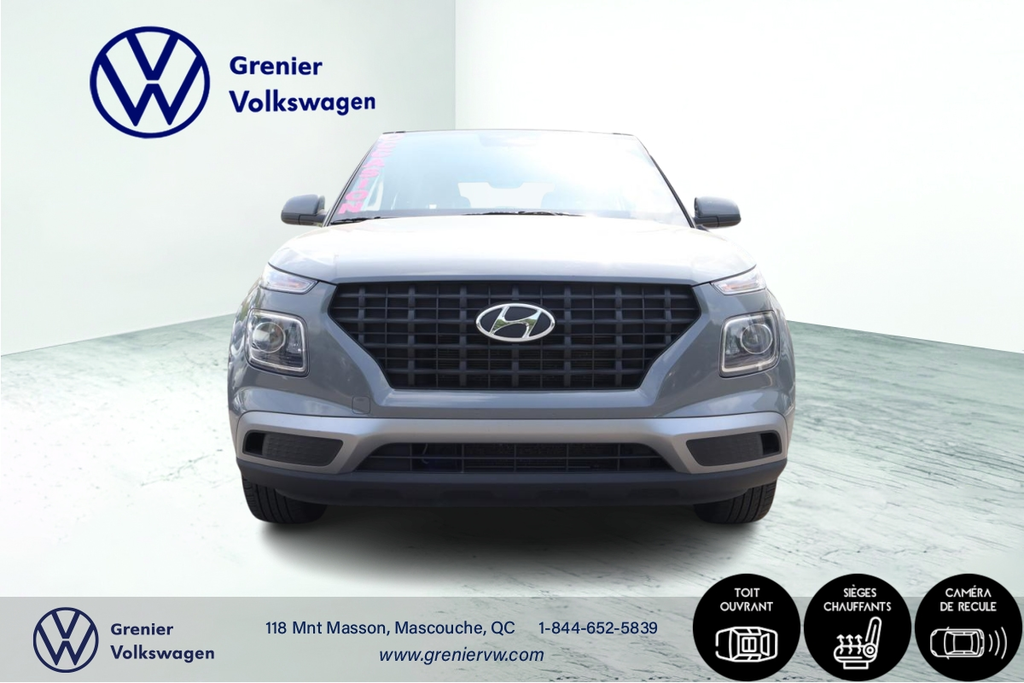 Hyundai Venue Preferred,Toit ouvrant,Volant et sieges chauffants 2022 à Mascouche, Québec - 2 - w1024h768px