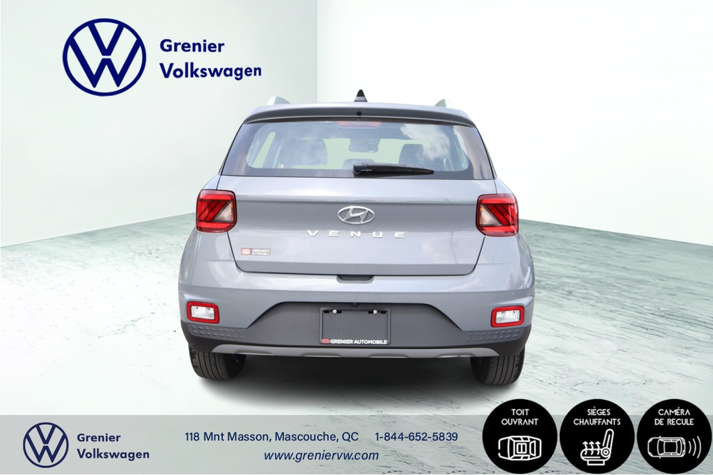 Hyundai Venue Preferred,Toit ouvrant,Volant et sieges chauffants 2022 à Mascouche, Québec - 6 - w1024h768px