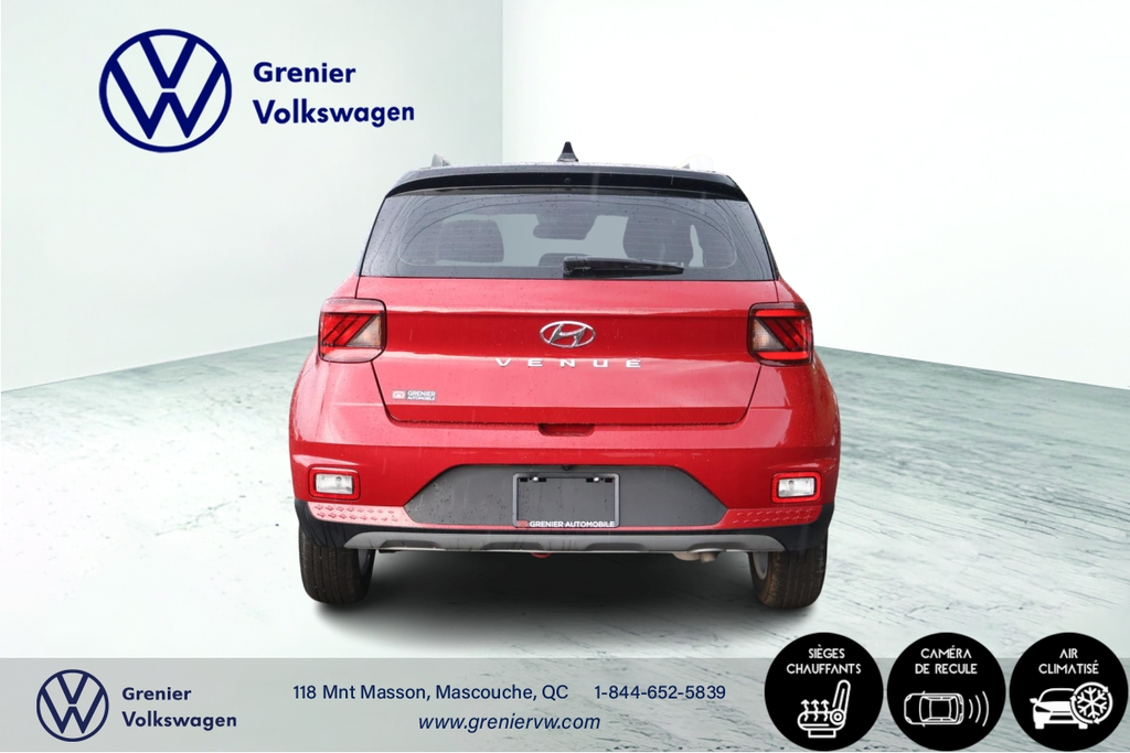 Hyundai Venue Preferred, Bas kilo, Caméra, Carplay, Démarreur 2022 à Mascouche, Québec - 6 - w1024h768px