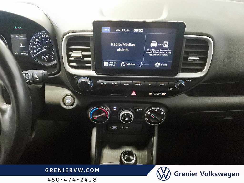 2022 Hyundai VENUE Preferred, Carplay, Démarreur, Caméra in Terrebonne, Quebec - 8 - w1024h768px
